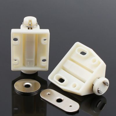 家具五金配件橱柜免拉手反弹器玻璃合页门碰塑料磁吸图4