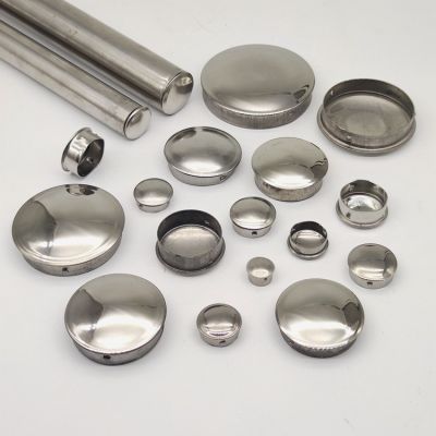 不锈钢圆管堵头快速封口盖免焊接封头管盖内塞堵帽装饰盖孔塞盖子图5