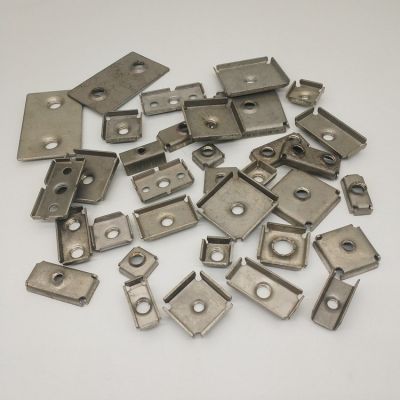 不锈钢方管封口片翻边攻牙片焊接内塞碗形反边螺母连接件管件配件图5