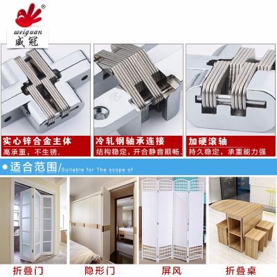 隐形门合页折叠门铰链暗藏十字铰链十字合页隐形门十字门铰链批发图2