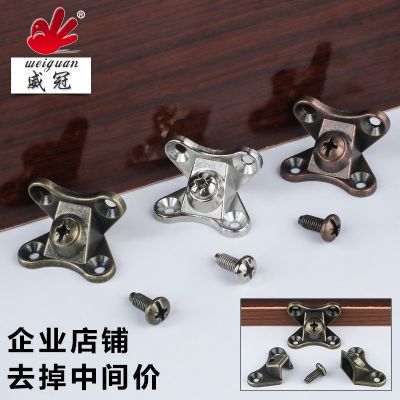 角码家具五金配件组合角码三合一连接件锌合金蝴蝶角码板材紧固件图2