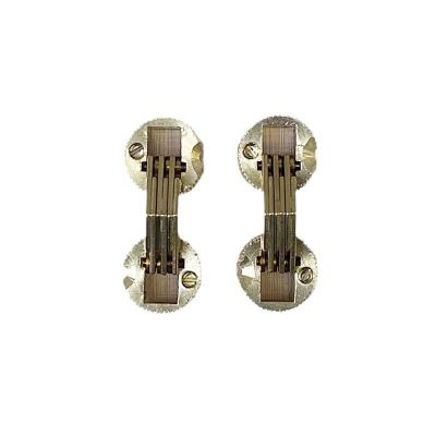 18 纯铜铰链一字暗藏铰链水桶铰暗铰180度纯铜合页家具装饰盒铰链图5