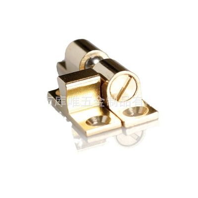 纯铜碰珠 铜弹珠夹 铜门吸 卡扣式铜碰珠橱柜门吸铜门碰 60MM中号图4