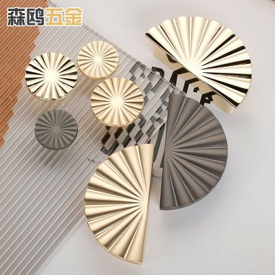 北欧轻奢金色半圆形拉手橱柜衣柜抽屉鞋柜门把手圆形五金 家具拉手图3