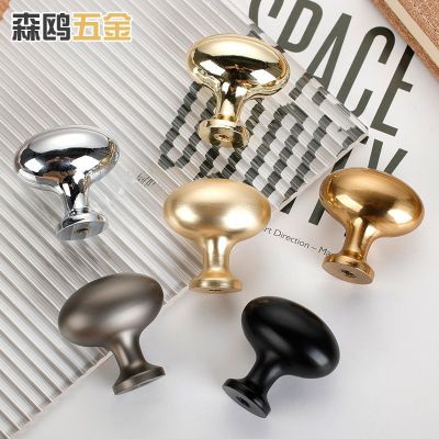 实心锌合金鸽子蛋拉手圆形单孔小拉手现代简约抽屉橱柜鞋柜门把手图5