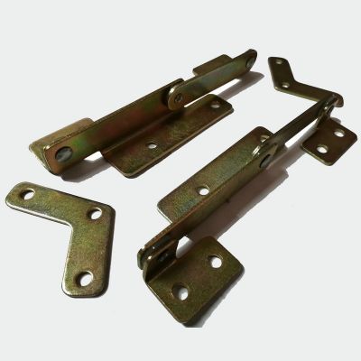 厂家非标定制弹簧折叠角柜合页五金件 一字拉杆医疗箱折叠铰链图4