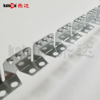镀锌0.4MM斜口双孔铁齿条带钉条沙发压边条围边条反钉条卷齿条图2