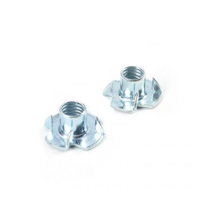 蓝白锌四爪螺母四角钉 普通四角钉英制公制四角钉M4 M5 M6 M8图2