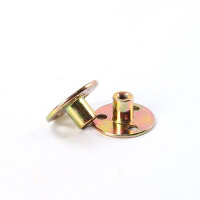 冷锻三孔彩铁板螺母公制M6M8M10英制M1/4 M5/16 M3 /8家具五金配件图2