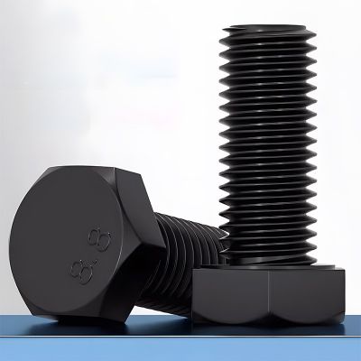 现货批发8.8级高强度半牙外六角螺丝螺栓螺杆螺钉M4M5M6M8-M20图2