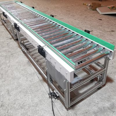 物流装车输送线不锈钢滚筒线食品运输流水线 动力滚筒输送机图3