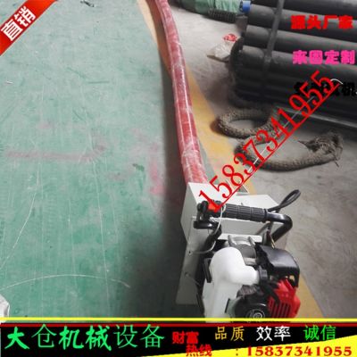 小型车载吸沙机 工地干沙螺旋吸粮机 软管抽沙机 移动装车吸谷机图4