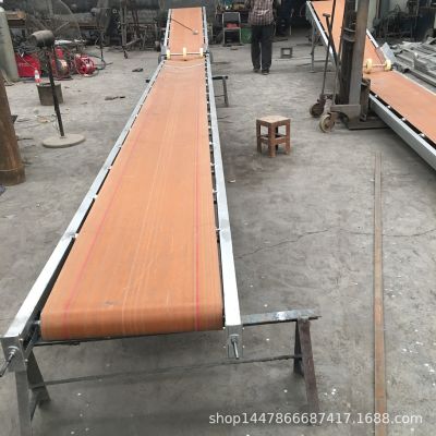 水泥仓库装车单项电皮带输送机 下乡装卸农资化肥折叠皮带输送机图3