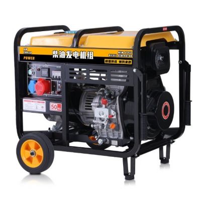 柴油发电机小型家用3kw5kw8kw户外便携发电机组220V三相图3