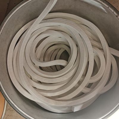 厂家定制四氟盘根 阀门用聚四氟乙烯盘根 白色纤维填料密封盘根图4