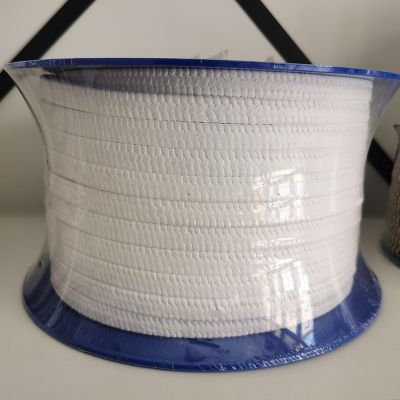 厂家定制四氟盘根 阀门用聚四氟乙烯盘根 白色纤维填料密封盘根图2