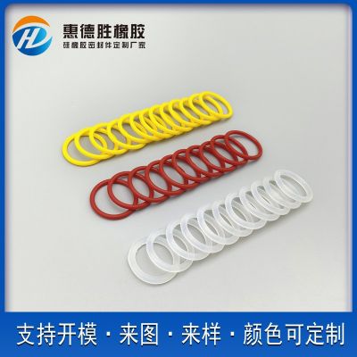 来图定制开模食品级耐高温硅胶密封圈 硅胶o型圈 凹槽密封圈o圈图3