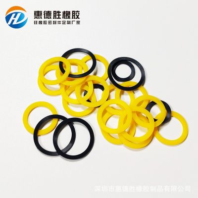 厂家供应黑色食品级硅胶垫片 防水防滑圆形密封硅胶垫圈 橡胶垫圈图3