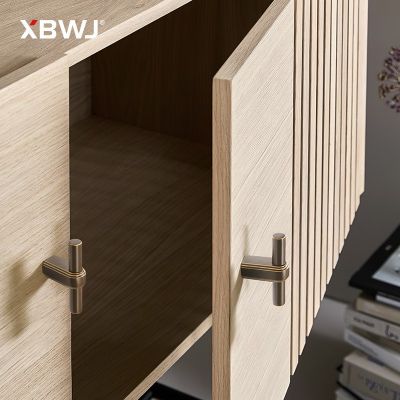 兴邦轻奢纯铜拉手简约风格衣柜纯铜拉手现代橱柜抽屉实心全铜拉手图2