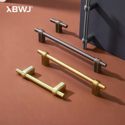 兴邦轻奢纯铜拉手简约风格衣柜纯铜拉手现代橱柜抽屉实心全铜拉手图4