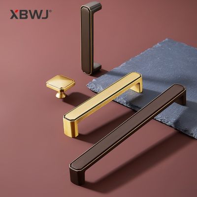 兴邦轻奢纯铜拉手简约风格衣柜纯铜拉手现代橱柜抽屉实心全铜拉手图4