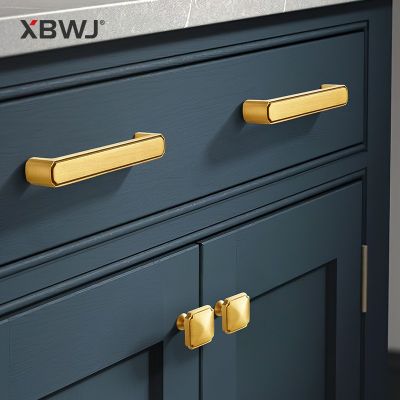 兴邦轻奢纯铜拉手简约风格衣柜纯铜拉手现代橱柜抽屉实心全铜拉手图3