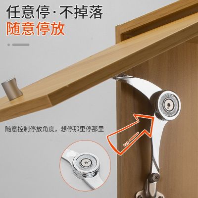 铭浠厂家直销刀形随意停柜门任意停 橱柜衣柜上翻门支撑杆液压杆图2