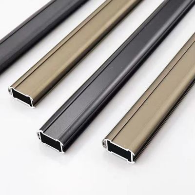 铝合金橱衣柜挂衣杆衣通加厚静音防滑衣柜内挂杆横杆底座五金配件图5