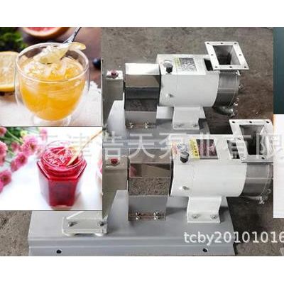 料斗凸轮转子泵TDTLG颗粒果酱果茶灌装转子泵 肉馅肉酱酱料转子泵图4