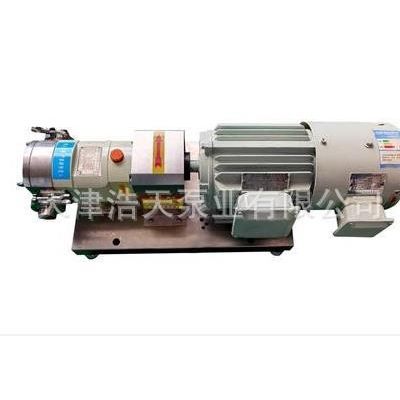 料斗凸轮转子泵TDTLG颗粒果酱果茶灌装转子泵 肉馅肉酱酱料转子泵图3