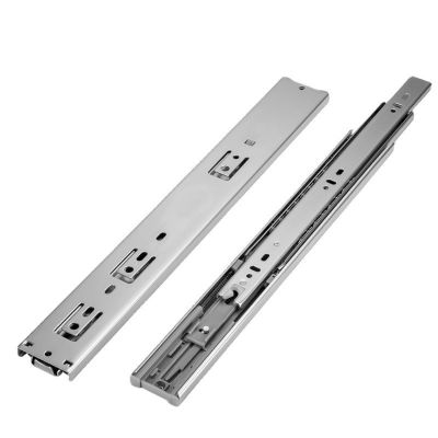 45宽三节200mm长缓冲滑轨8寸阻尼滑轨液压自吸导轨自关抽 屉轨道图5