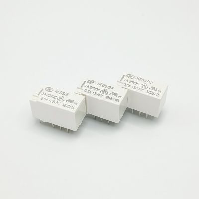 HFD3/24宏发信号继电器HFD3/5双列直插HFD3/12二组转换2A负载图5