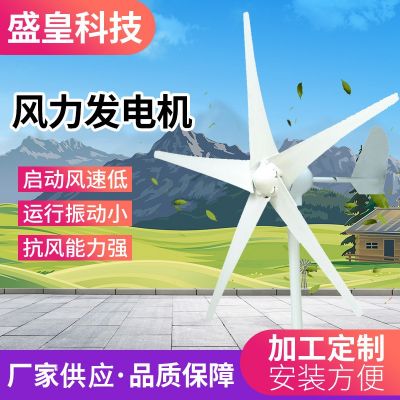 SH-B型风电水平轴 600W风力发电家用风光互补用小型风力发电机图3