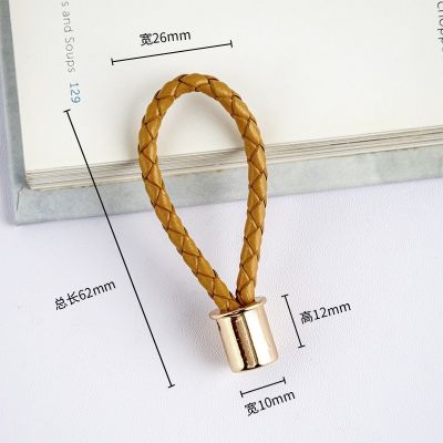 轻奢简欧皮绳拉手 衣柜门鞋柜抽屉金色编绳隐藏拉手 时尚极简把手图5