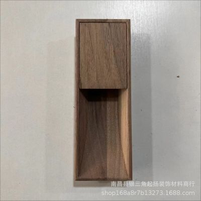 轻奢简约嵌入式原木拉手内嵌拉手衣柜暗拉手家具隐形拉手橱柜把手图3