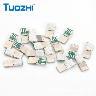 厂家直销 type-c苹果公头usb3.1充电接口4P连接器插头7p/8P焊点图2