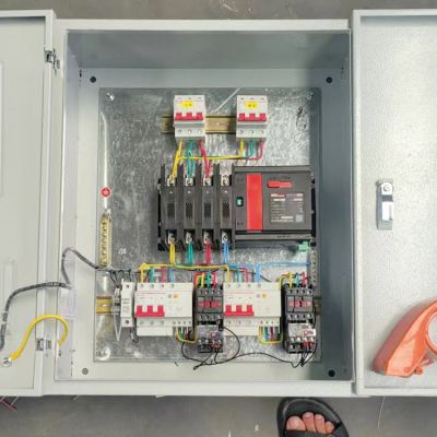 排污泵配电箱双电源配置布线规整工艺精湛图3