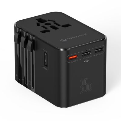 转换插头35W GaN快充美英规多国转换头迷你便携跨境旅行转换插座图5