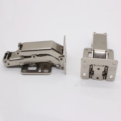 免开槽明装180度缓冲铰链免开孔厚门板大角度铰链加厚桥 型合页图3