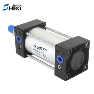 SC标准气缸SC160x50*100-150/200/250/300/400/500可带磁亚德客型图2