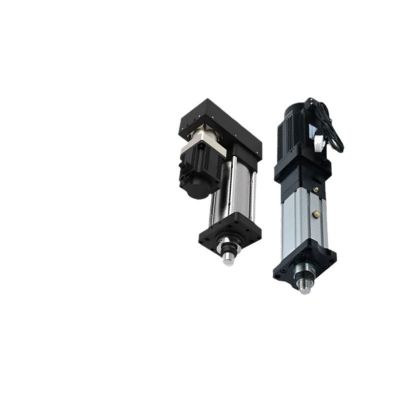 伺服电缸匡信电动缸折返式法兰MARTO生产厂家旋转推杆滑台模组图5