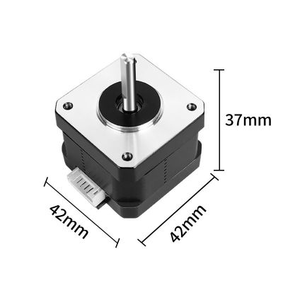42步进电小型静音写字3D打印机切模雕刻机微型直流电机马达37mm图2