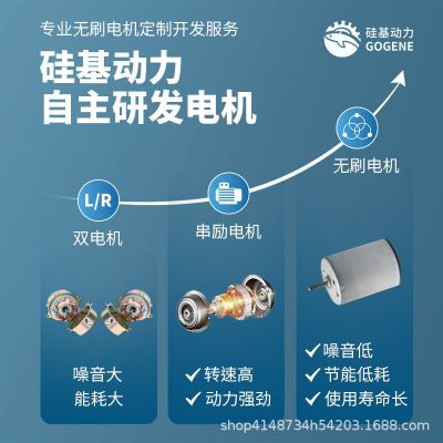 硅基动力内转子24V36V微型电机医疗器械制氧泵电机气泵马达厂家图3