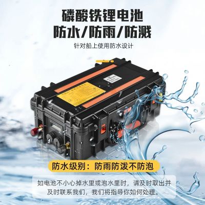 电动推进器锂电池12V大容量船外机磷酸铁锂电瓶户外防水大功率24V图2