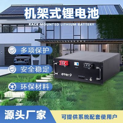 51.2V5度/10度壁挂式家庭储能锂电池太阳能光伏储能磷酸铁锂电池图2