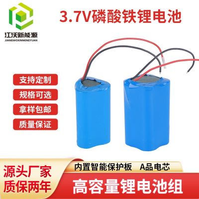 厂家直供锂电池磷酸铁锂太阳能电池3.7V6000MAH电池12VLED灯带图2