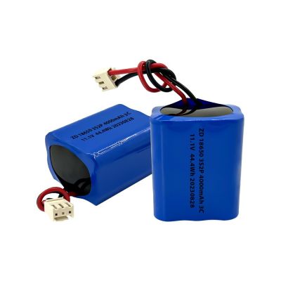 定制18650锂电池11.1V大容量4000mah 12V 3S2P可充 电锂离子电池组图5