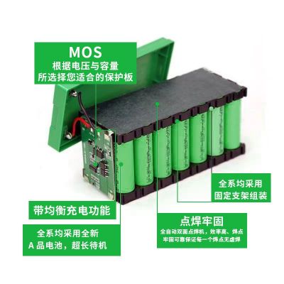 电动喷雾器锂电池12v高压打药机8a/12ah大容量夜市照明 原装电池组图4