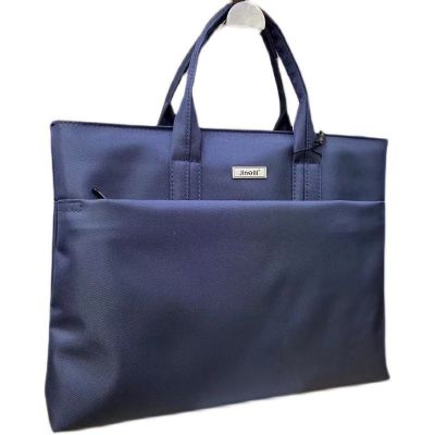 金亿利1239文件袋蓝色公文包手提文件包会议文件袋帆布休闲手提包图5