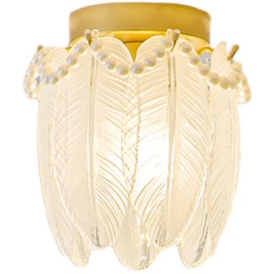 法式奶油风走廊水晶过道灯新款网红轻奢创意入户阳台吸顶玄关灯图5